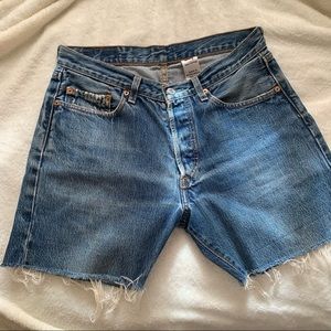 501 Levi Denim Shorts